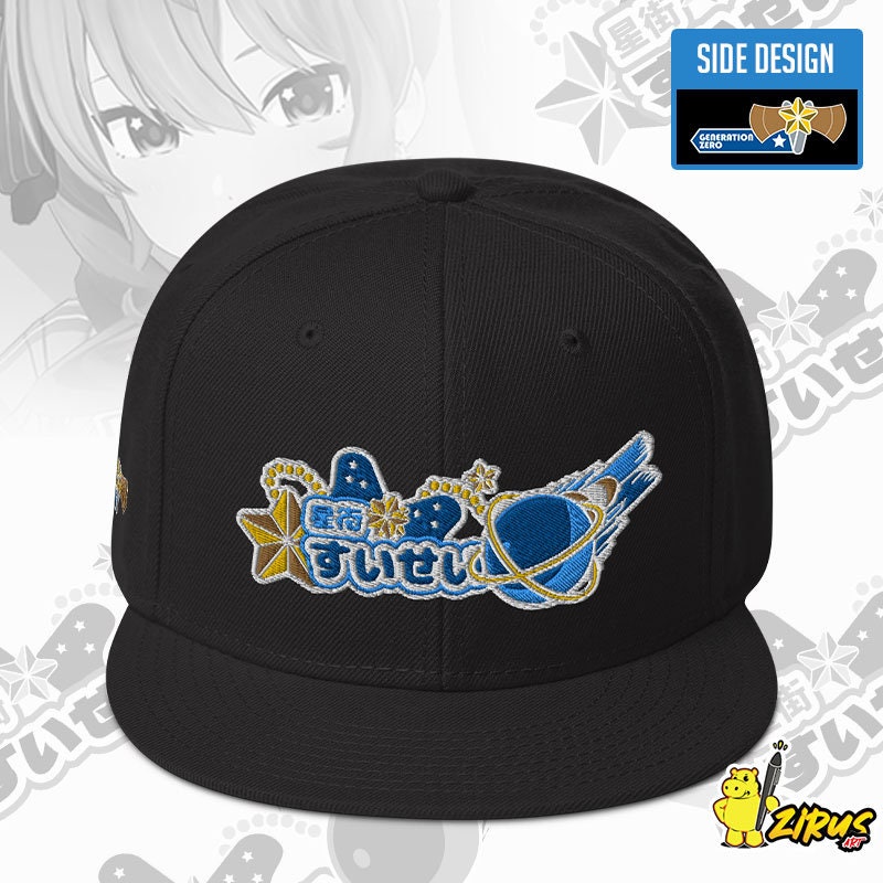 星街すいせい　キャップ 星街すいせいxZOZOTOWN キャップ ブラック ONE SIZE - メルカリ