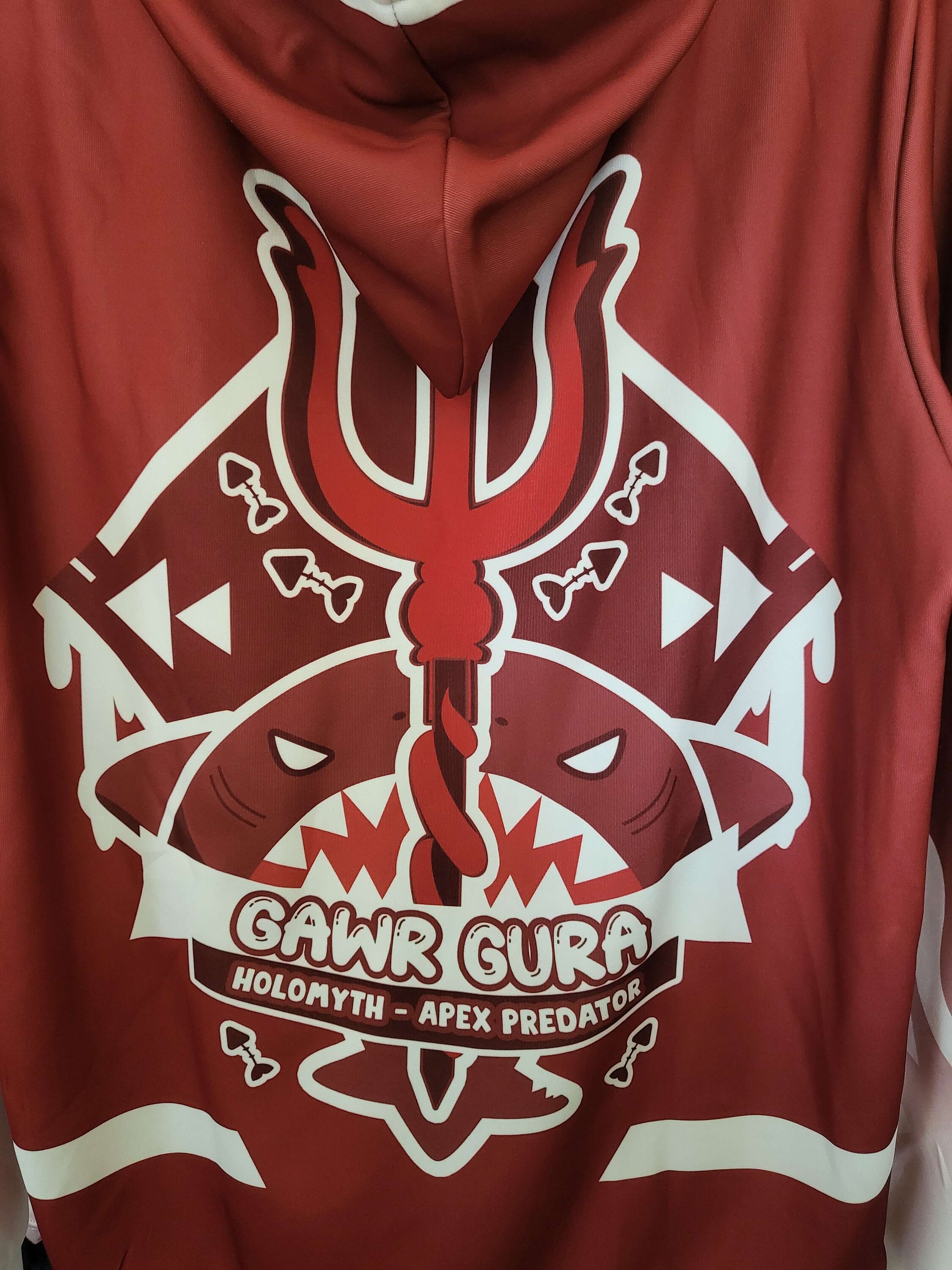 Halloween 2022  Gawr Gura Blood Red Variant Hoodie – ZirusEdge's Fan  Made Gear