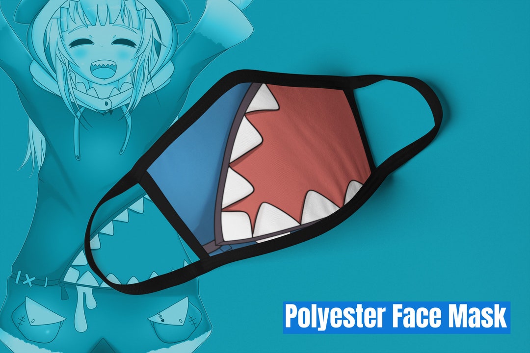 Gawr Gura Shark Mouth Backpack for Sale by Merch-On in 2023