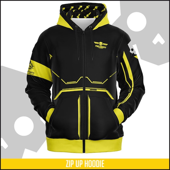 Helldiving Gear Full Zip Hoodie, Video Game, Steam| Athletic