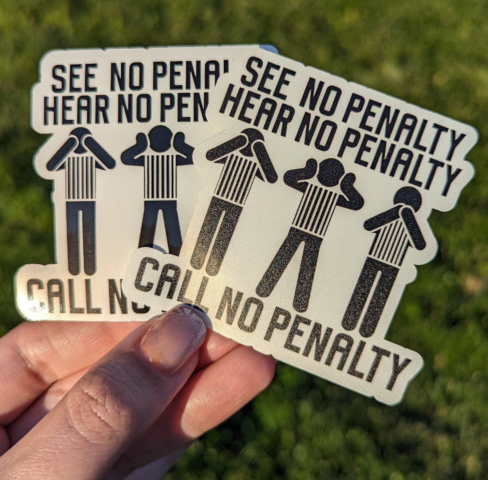 Refferee Stickers Ref Sticker, Roller Derby, Football Ref, Soccer Ref, See No Penalty ...
