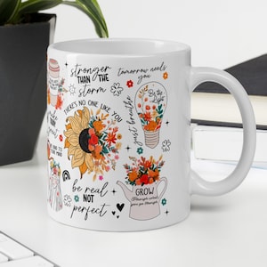Positive Affirmation motivational coffee mug gift daily affirmations