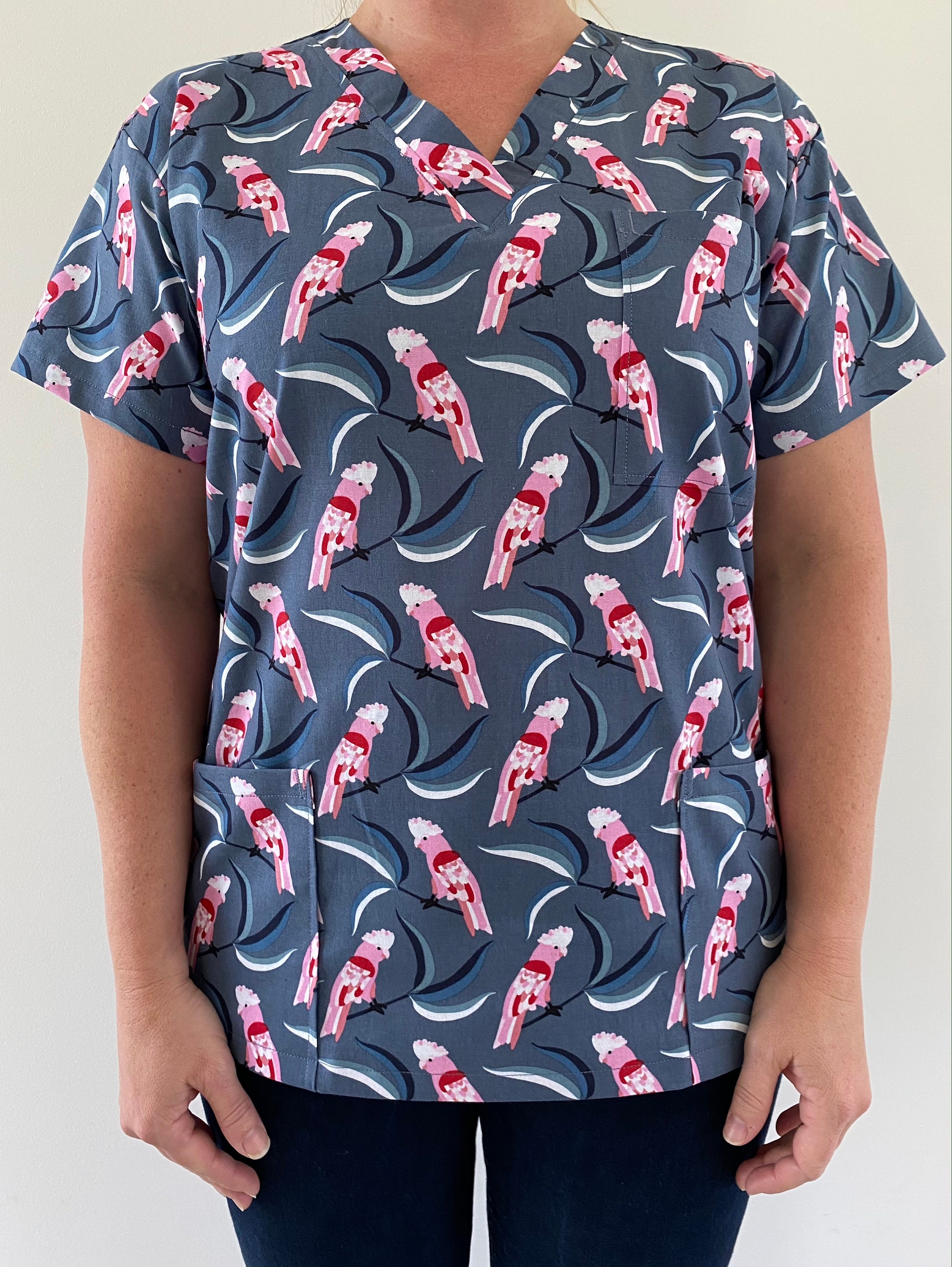 SCRUBS TOP. 100 Cotton in various patterns to suit Medical Etsy
