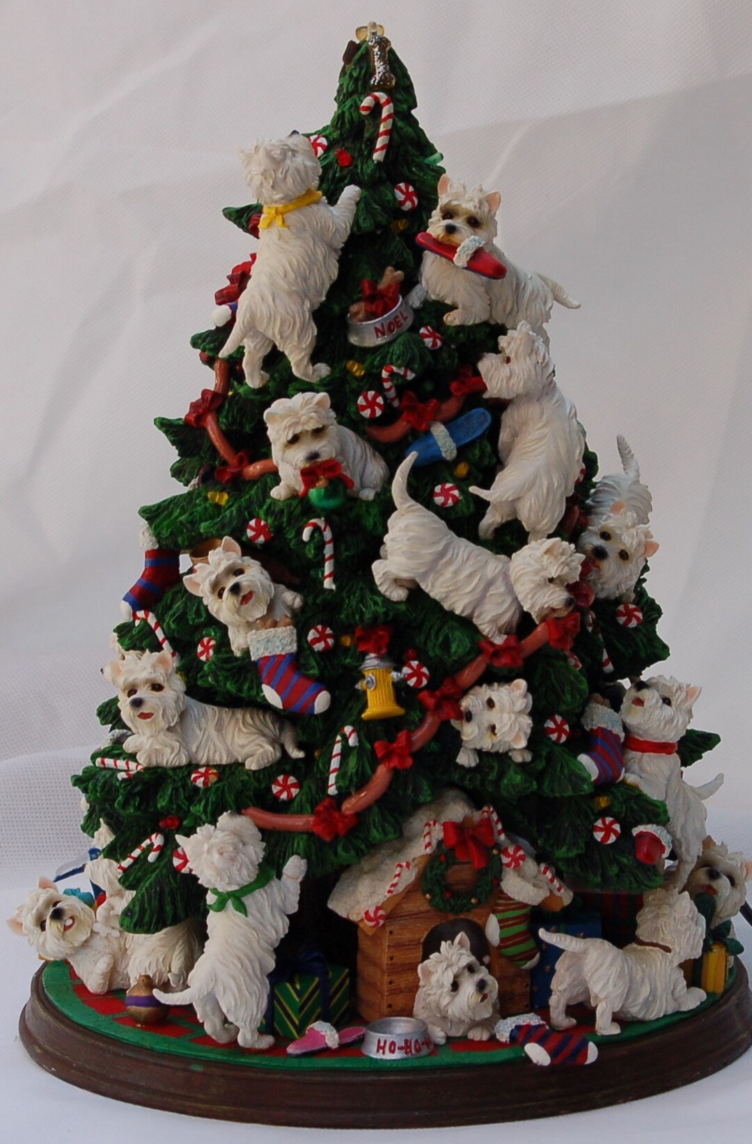 Danbury Mint Westie Christmas Tree Sculpture Etsy