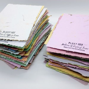 Plantable Journaling Cards – Wildflower Seed Paper Set | Release Fears & Frustrations | Eco-Friendly Mindfulness Practice, Zero Waste Gift