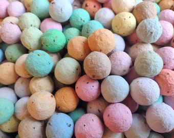 Handmade Wildflower Seed Bombs - US Native Eco-Friendly Party Favor, Zero Waste, Recycled, Sustainable Graduation Seed Ball Gift