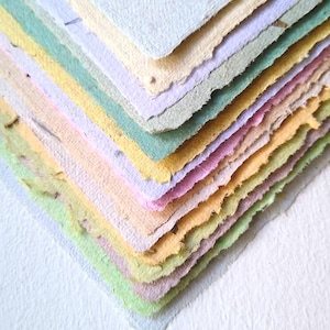 Plantable Wildflower Paper – Eco-Friendly Gift | Handmade, Biodegradable, Recycled | Zero Waste Stationery | Set of 15 Sheets