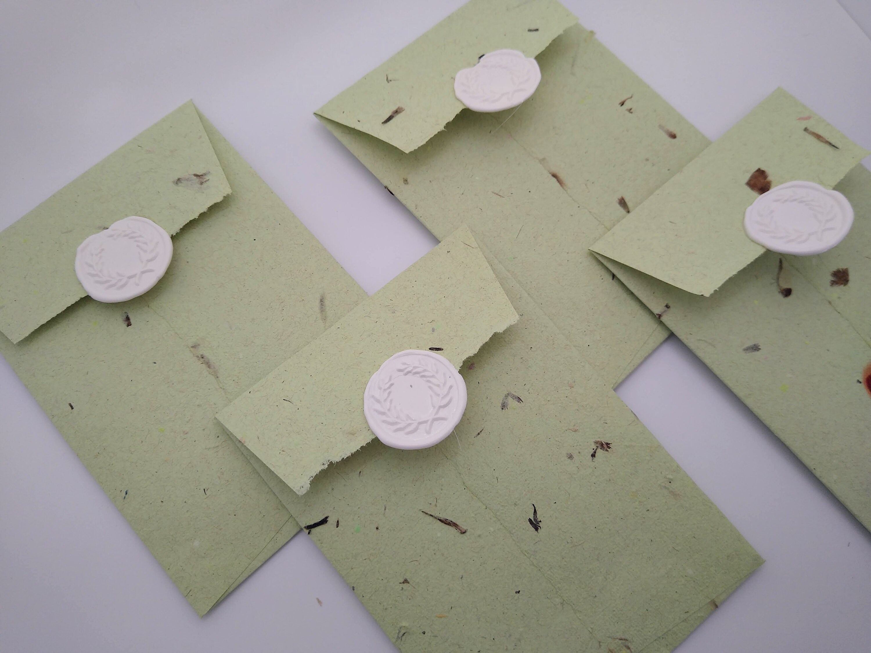 Four folded note cards with envelopes 3.25 x 4.5 Etsy