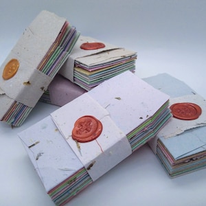 Plantable Seed Paper Note Cards: Handmade Wildflower Stationery