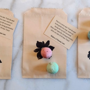 Handmade US Native Wildflower Seed Bomb Favors: Ready-to-gift Eco-Friendly Party Favors, Zero Waste, Recycycled Pollinator Seed Ball gift image 5