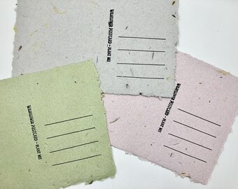 NEW! Plantable Wildflower seed postcard – Eco-Friendly | Handmade, Biodegradable, Recycled | Zero Waste Stationery | Sustainable | Plantable