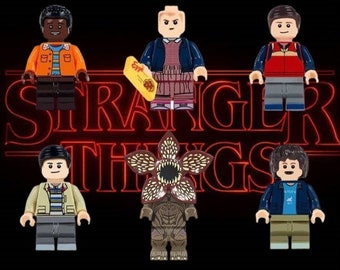 Stranger Things Demogorgon Dustin Eleven Minifigur Bausteine Geschenk Spielzeug