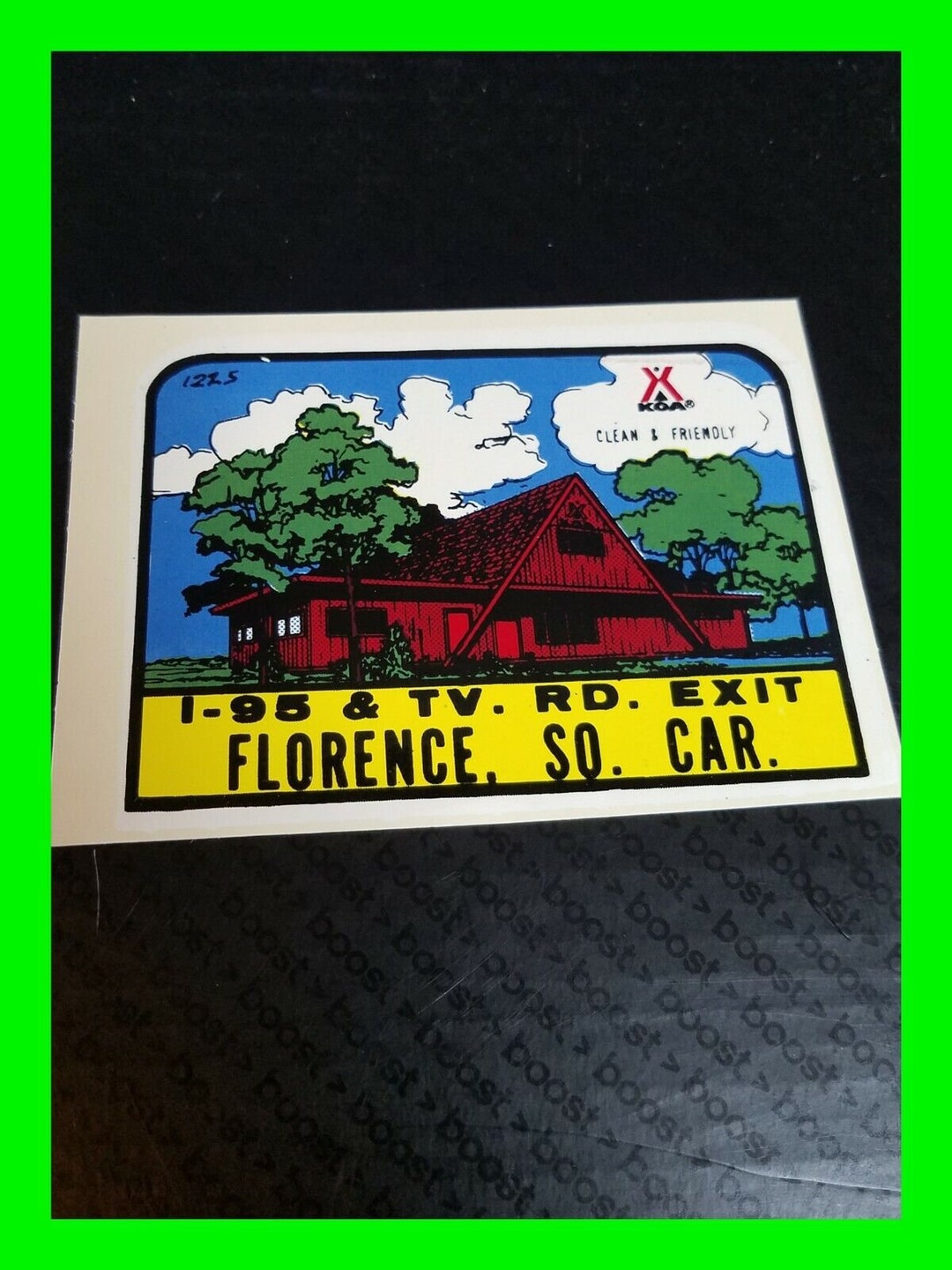 Original Vintage Genuine Camping Decal / Sticker I95 Koa Etsy