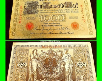 1908-14 Germany Kaiser WW1 Set of 20 50 and 100 Gold Mark Banknote 1908-14 Germany Kaiser WW1 Set of 20 50 and 100 Gold Mark Banknote