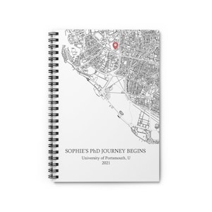 Quaderno di dottorato, quaderno di ricerca, dottorato personalizzato, diario di dottorato, pandemia di dottorato, diario, regalo di laurea, scuola di medicina, mappa dei regali di San Valentino