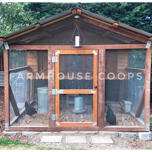 DIY Chicken Coop Plans, PDF File, Instant Download. **Imperial Units (Feet/Inches)**
