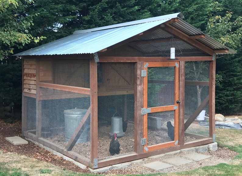 DIY Chicken Coop Plans PDF File Instant Download. Metric 