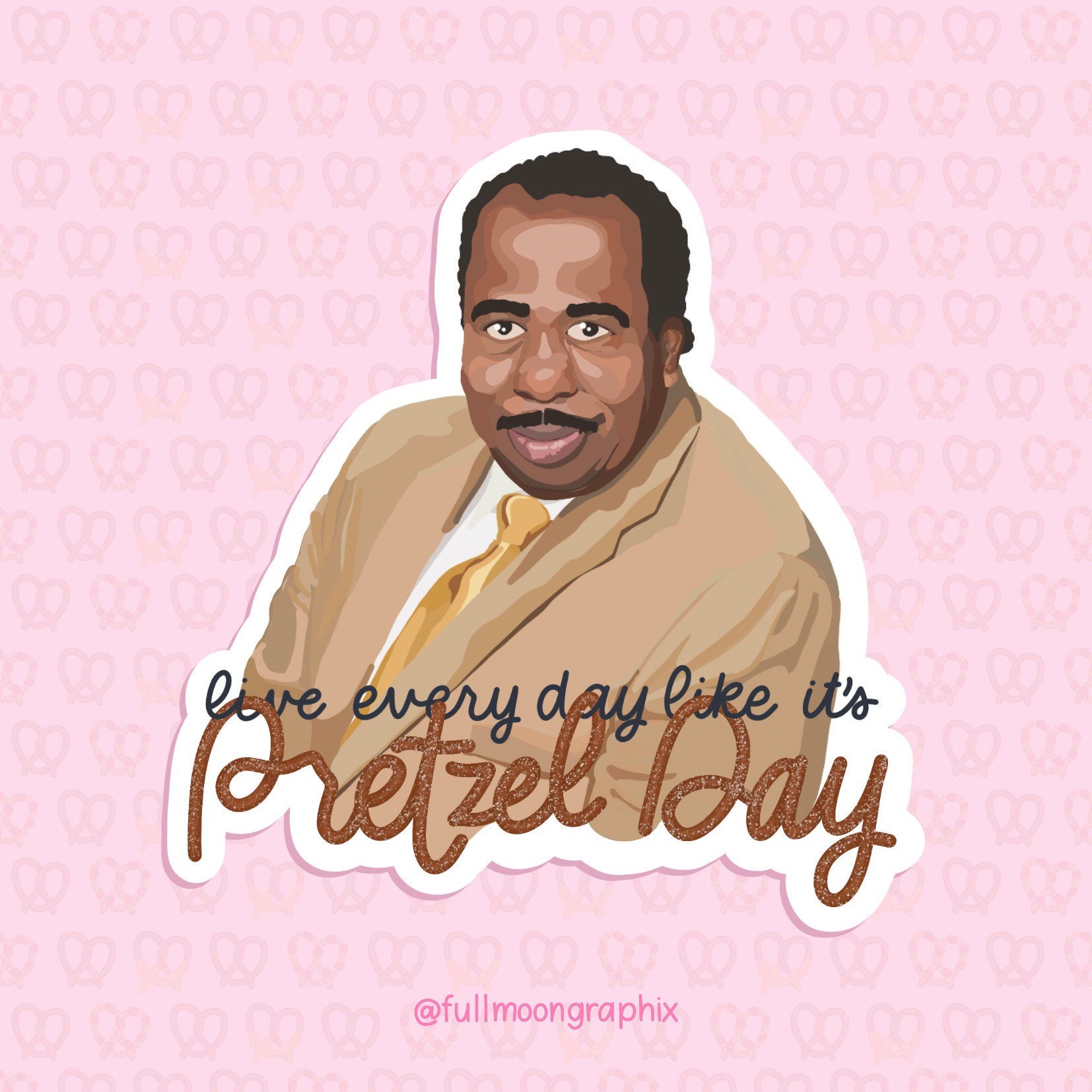 Stanley Pretzel Day The Office Stanley Love | Etsy