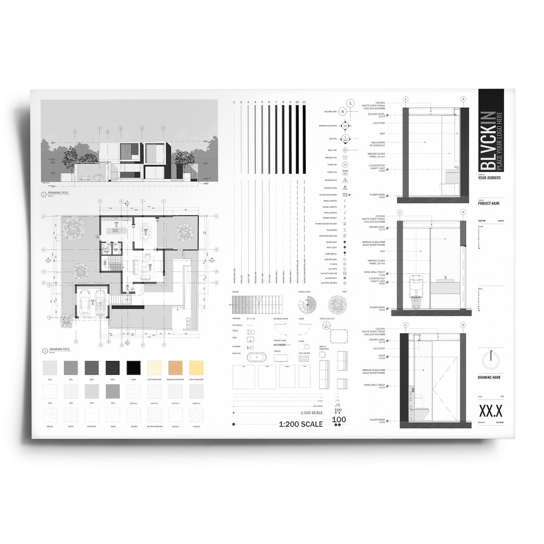 Autocad Template Package Free GIFT Etsy Autocad Template Package Free GIFT Etsy