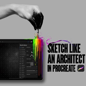 Procreate Sketch Pack FULL - Architecture Brushes