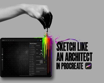 Procreate Sketch Pack FULL - Architecture Brushes