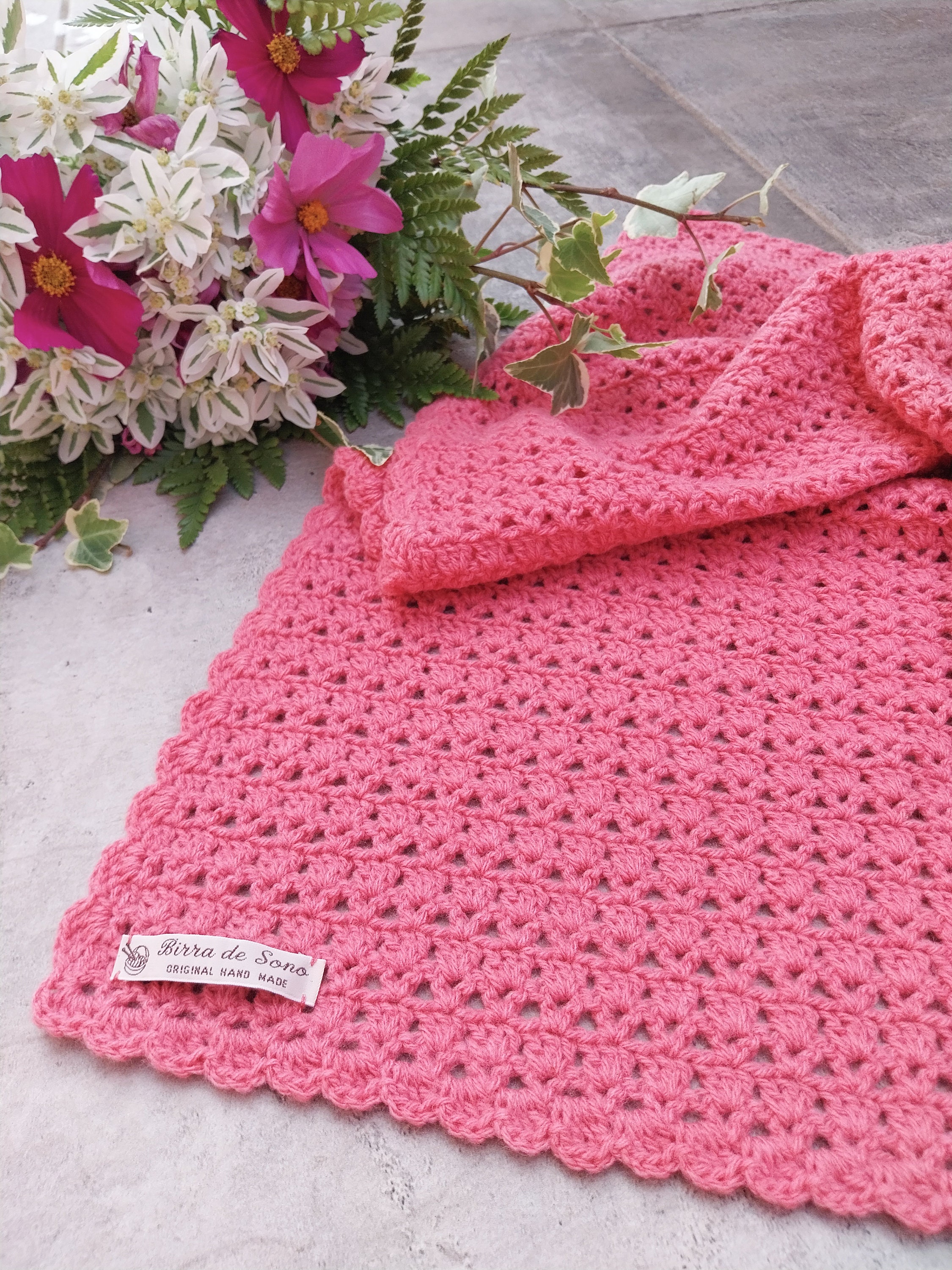 Crochet Baby Blanket Pattern Pdf Easy Baby Blanket Crochet Etsy