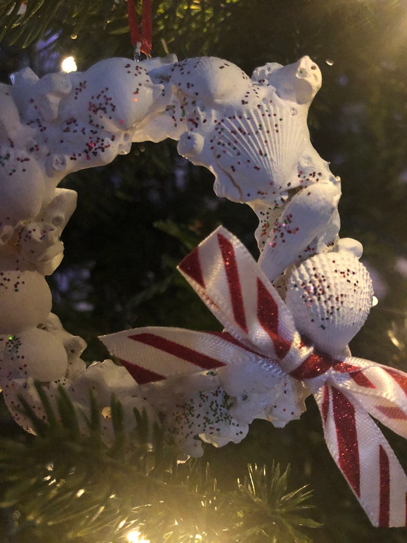 Coral Christmas Ornaments 