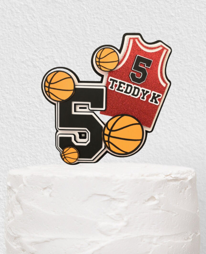 Basketball Cake Topper – Cake Toppers MJ