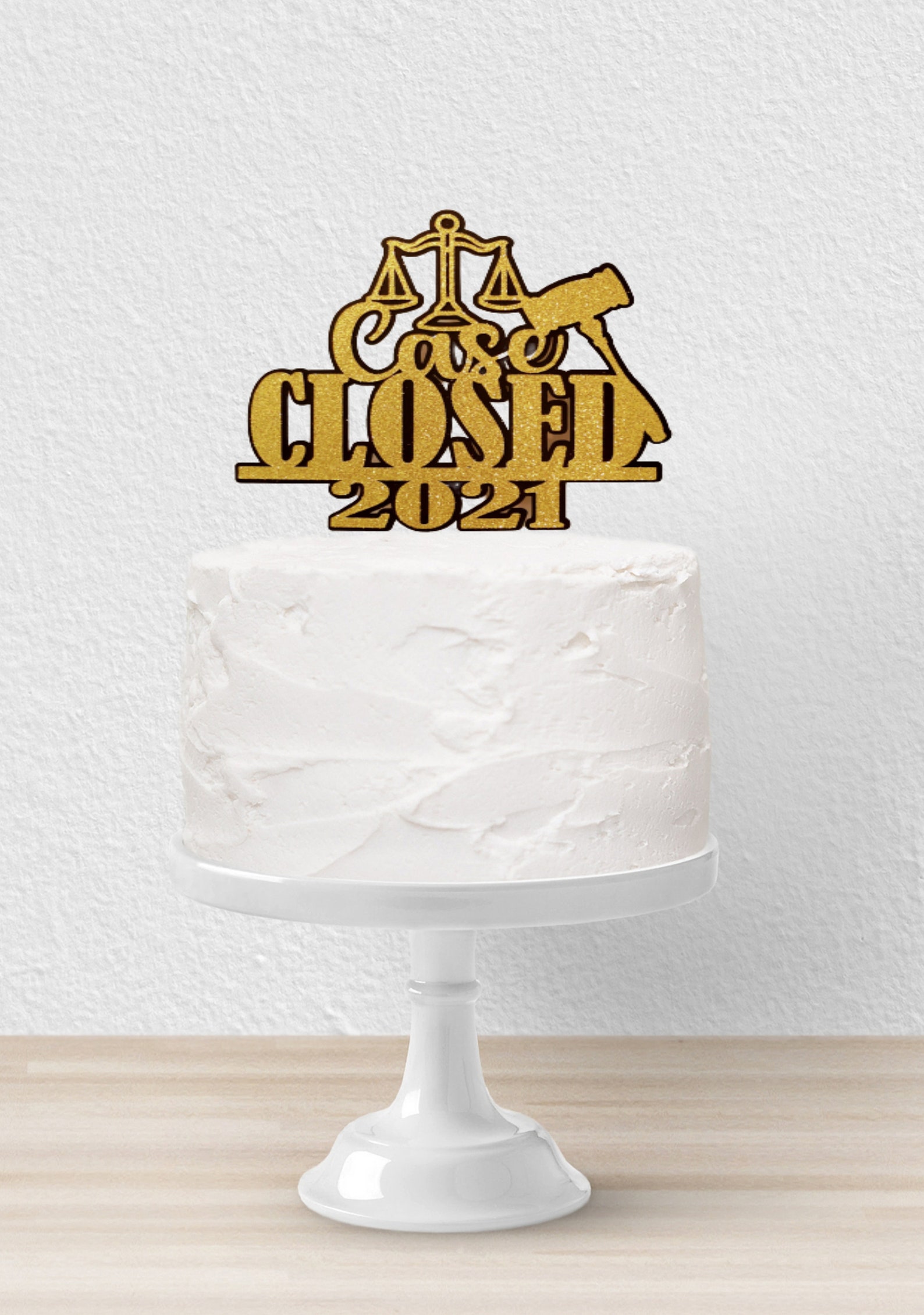 Law School Graduation Cake Topper Law Graduate Cake Topper Case Closed Cake Topper Scales of ...