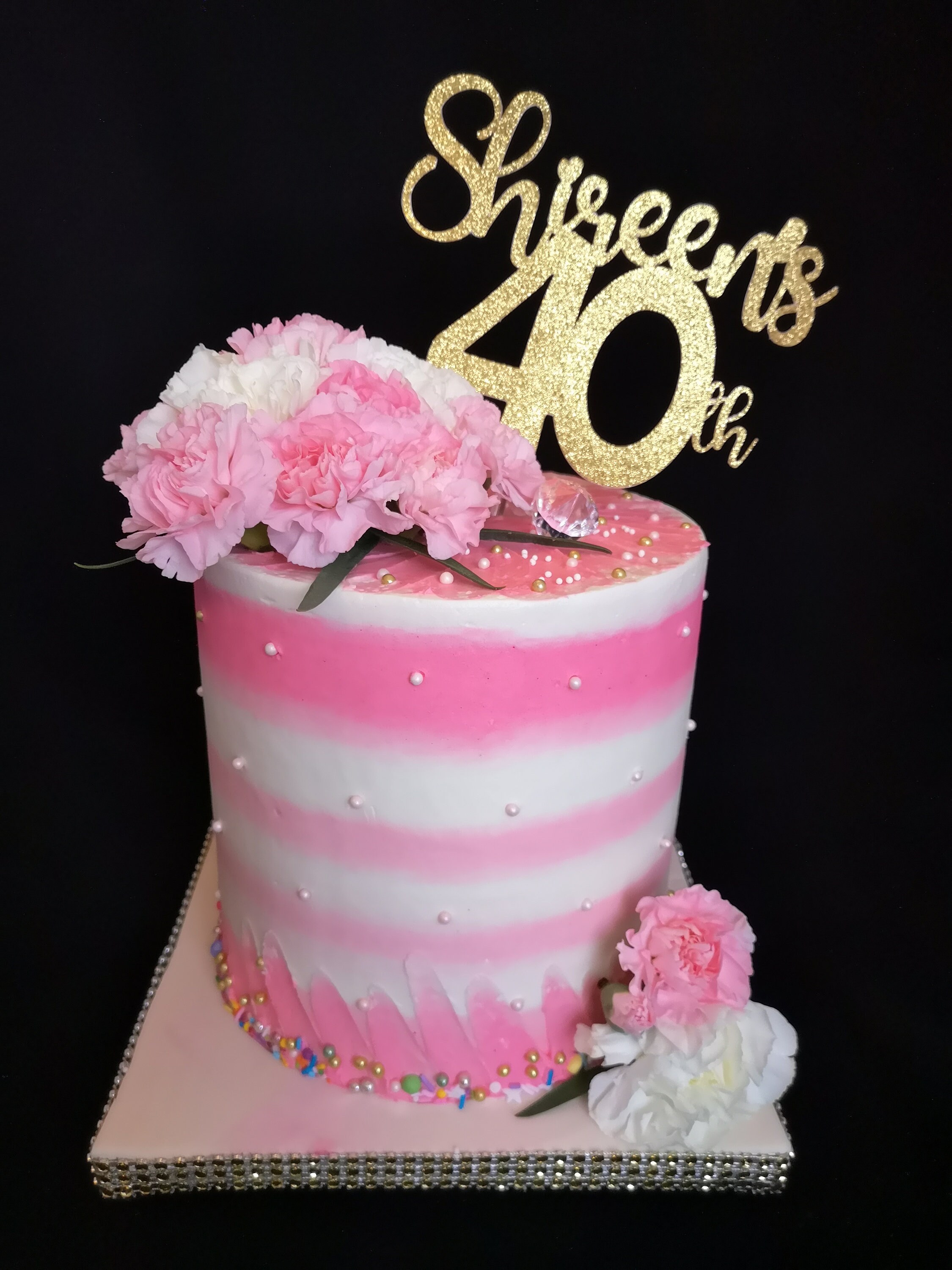 Happy Birthday Cake Topper Name Cake Topper Custom Name Etsy