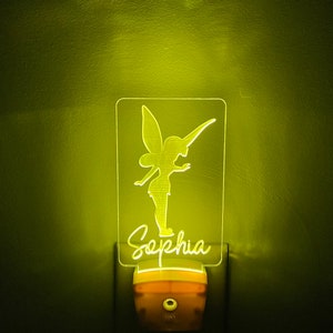 Fairy Night Light, Nursery Decor, Kids Room Decor, Fairy Room Decor