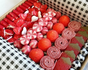 Liverpool inspired sweet box.