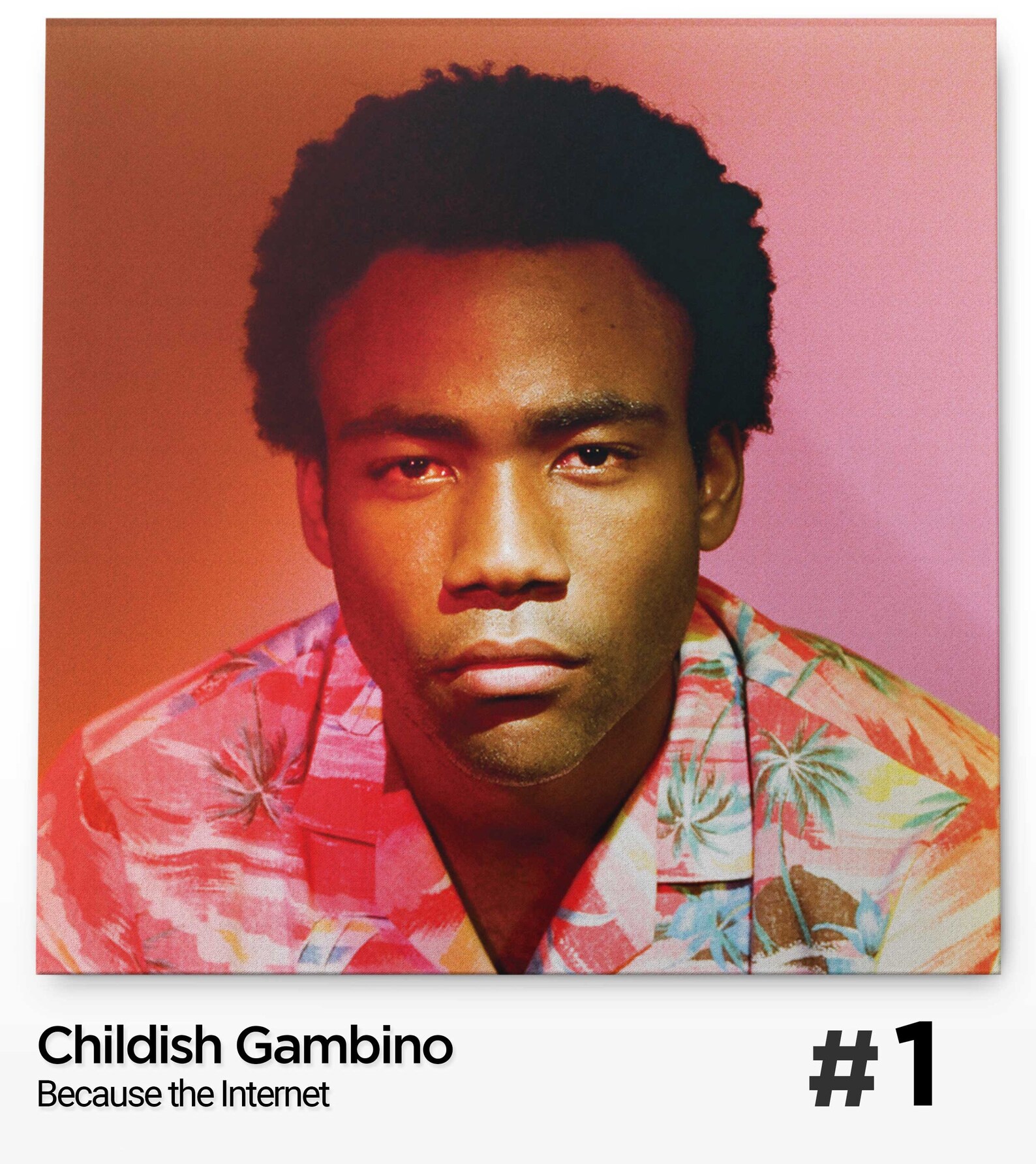 Childish Gambino Choose Your Album Cover of Printed on Premium Etsy