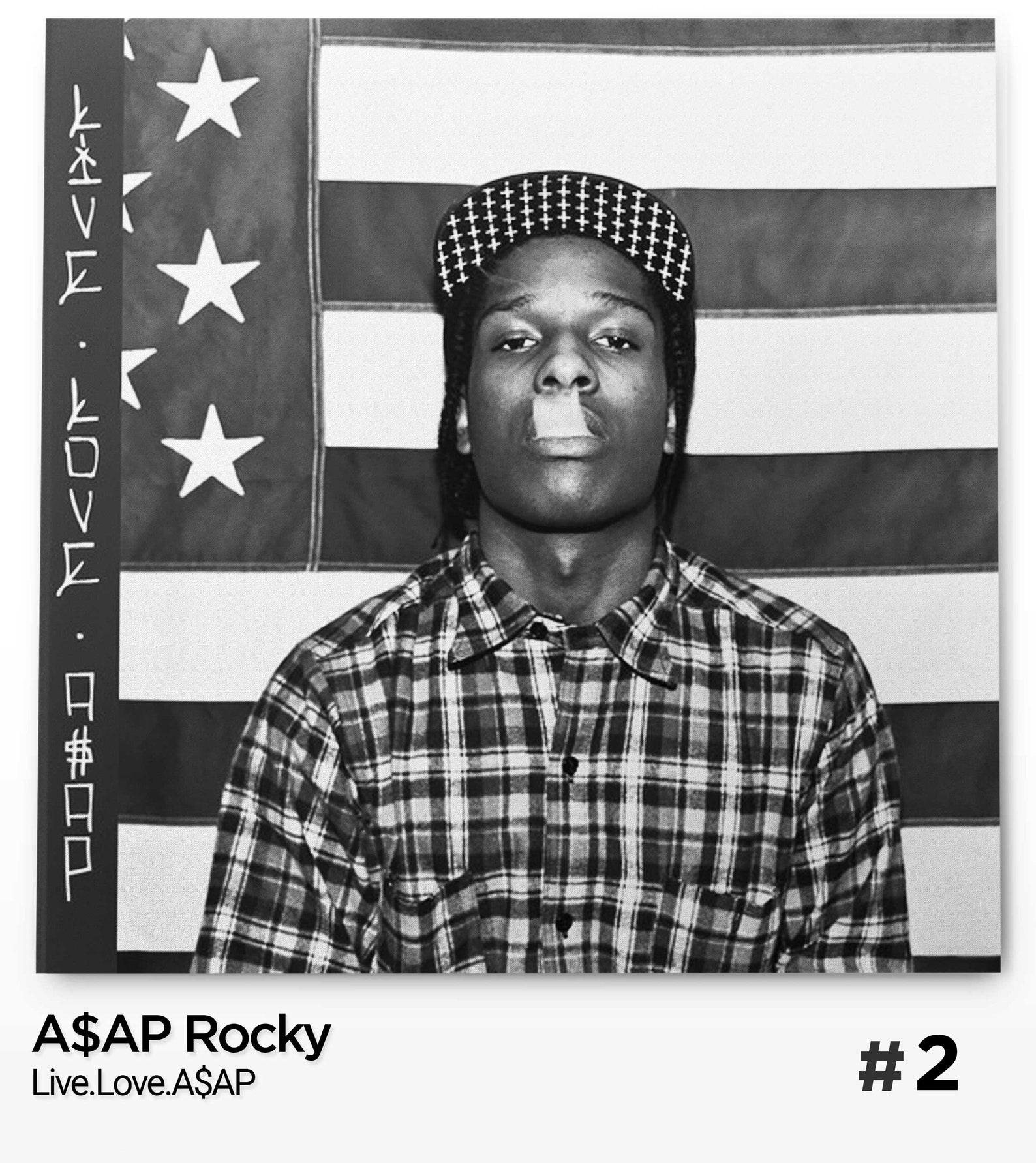 Choose Your Album Cover of Asap Rocky Printed on Premium Etsy