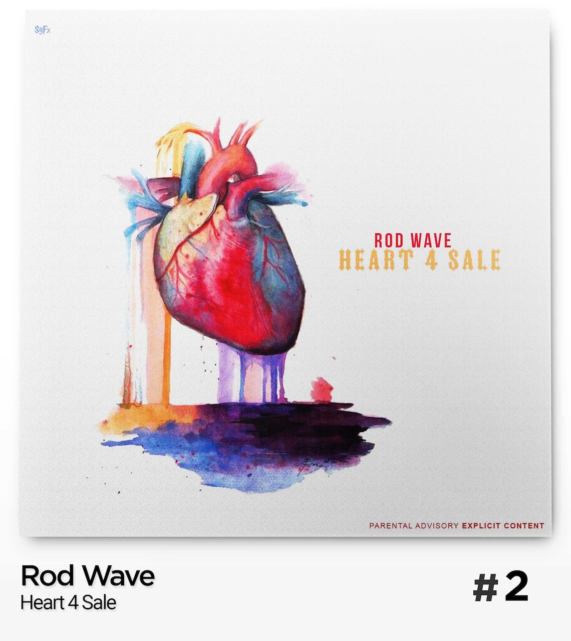 Rod Wave Choose Your Album Cover of Printed on Premium Canvas Etsy