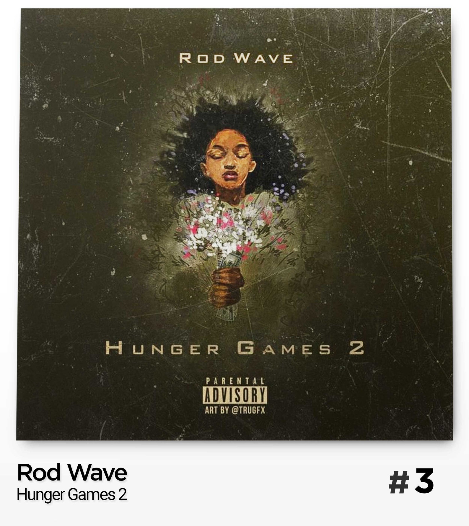 Rod Wave Choose Your Album Cover of Printed on Premium Canvas Etsy