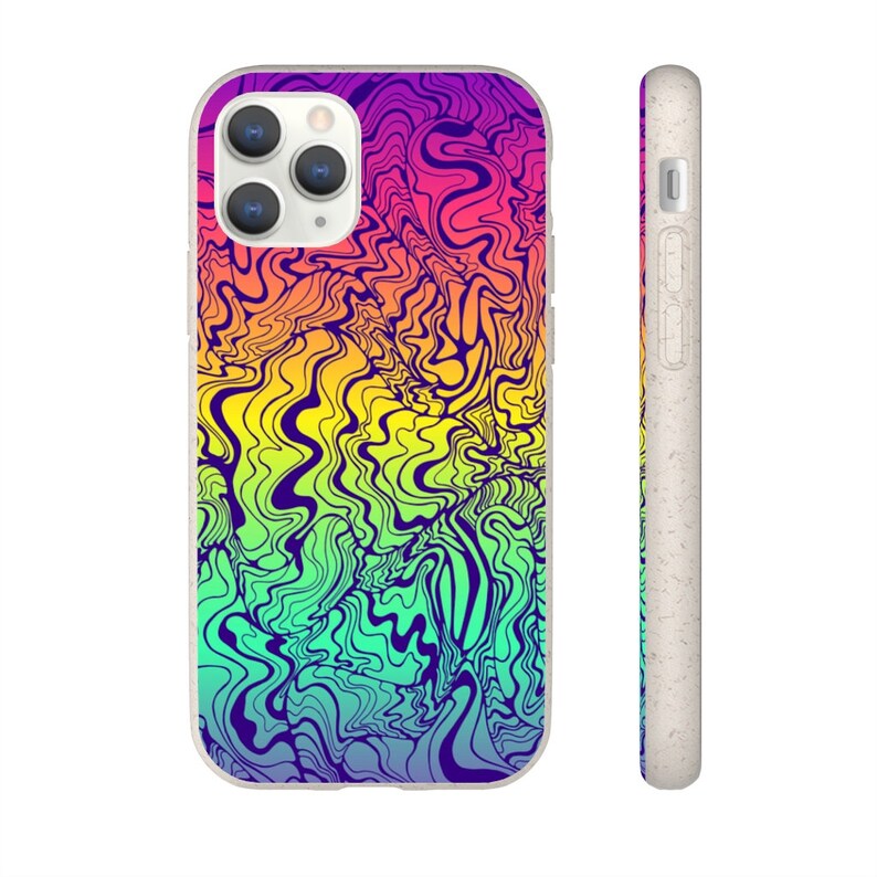 Rainbow Psychedelic Biodegradable Case