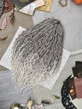 Ash blonde curly dreads, DE SE reusable ombre curls, Go gray synthetic wavy dreadlock extensions, Soft crochet locks in stock product logo