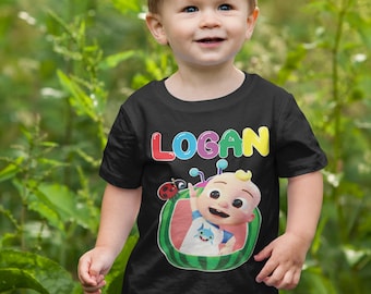 xiaoxiaoshen Cocomelon Boy//Girl Short Sleeve Shirt Toddler T-Shirt