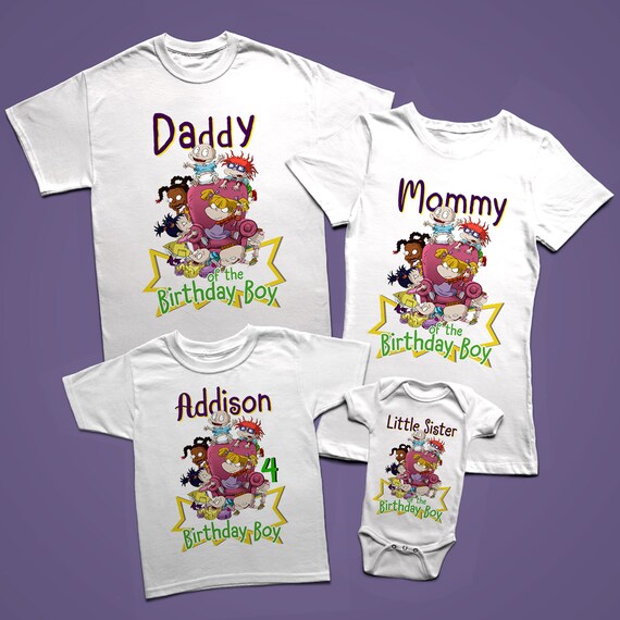 Rugrats Birthday Shirts/family Matching 