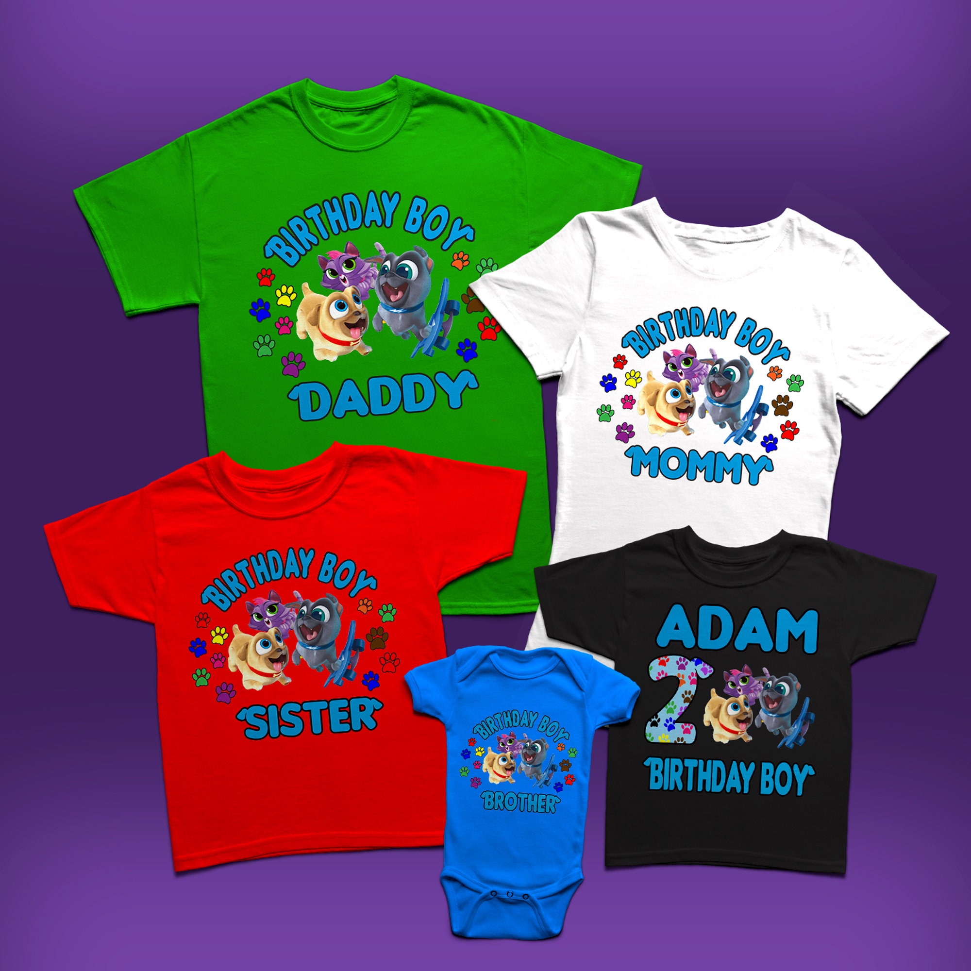 puppy dog pals t shirt adults