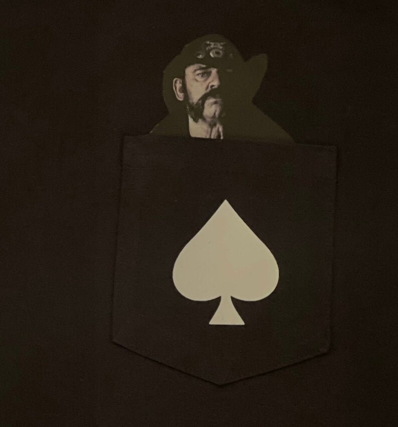 Motorhead Lemmy Ace Of Spade Pocket T-Shirt