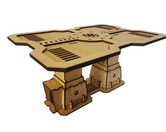 Landing Platform Terrain Laser cut Files for 3mm