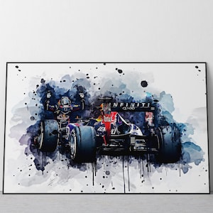Sebastian Vettel 2013 Indian Grand Prix Poster | F1 Poster | Ref #300