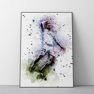 Luka Modric Poster | Football Wall Art Print | Ref #418
