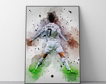 Cristiano Ronaldo Poster | Football Wall Art Print | Ref #307
