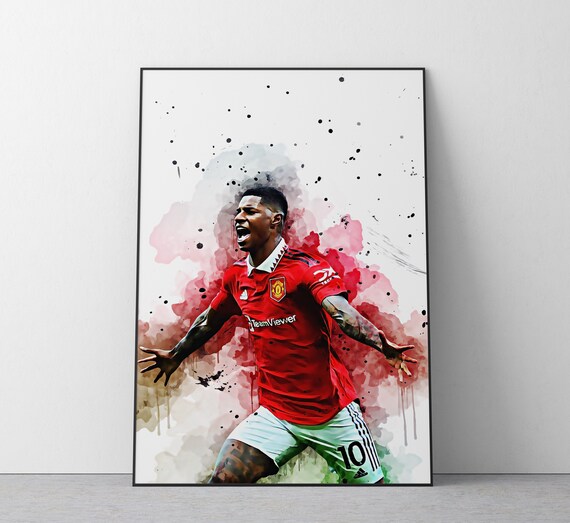 Art Poster Football Player