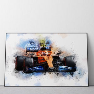McLaren #4 | Formula One Car | F1 Car | Wall Art Print | A4 | A3 | UK Ref #189