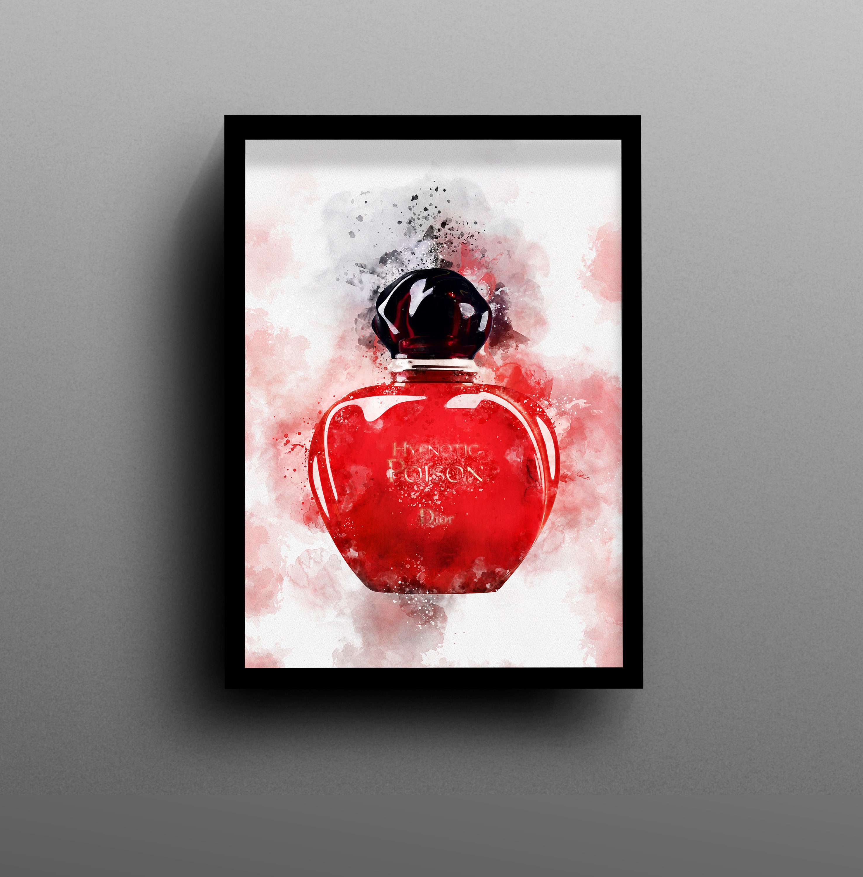 Designer Perfume Bottle Print Wall Art Perfume Bottle A3 Etsy UK