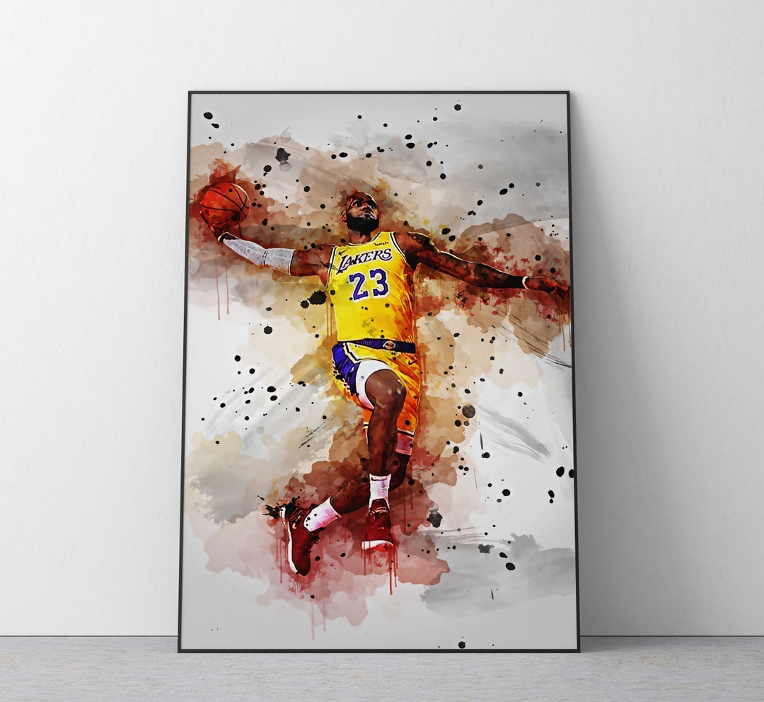 レブロン・ジェームズ ポスター | NBA ポスター | ロサンゼルス